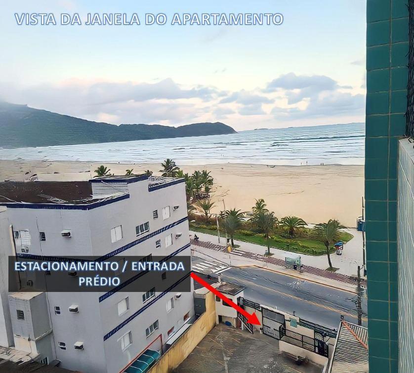 Kitnet Guilhermina Frente Feirinha E Mar Praia Grande  Extérieur photo